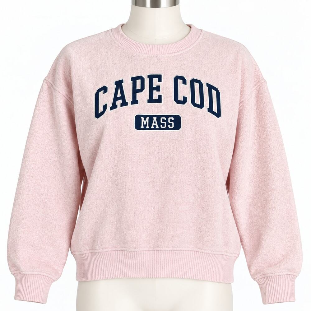 Ritchie's Sportswear Cape Cod Pink Crewneck Sweatshirt Women's L
